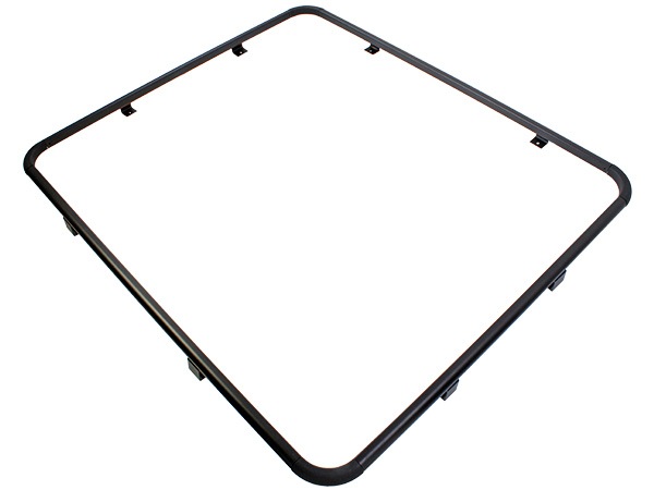 カリフォルニアカスタム ジープ JK ラングラー | JL ラングラー フラットラック用 サイドアーム ルーフラック クロスバー ベースキャリア ルーフキャリア フラットルーフラック装備車 幅約140cm 縦約160cm TYPE-C 枠タイプ1セット