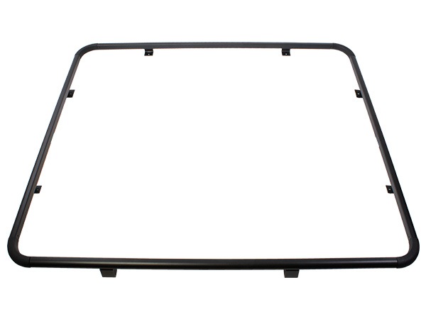 カリフォルニアカスタム ジープ JK ラングラー | JL ラングラー フラットラック用 サイドアーム ルーフラック クロスバー ベースキャリア ルーフキャリア フラットルーフラック装備車 幅約140cm 縦約160cm TYPE-C 枠タイプ1セット