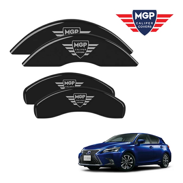 【MGP 正規品】 14-17y レクサス CT200h ZWA10 10系 専用設計 ブレーキ キャリパーカバー ブラック MGPロゴ アルミ製 38025SMGPBK