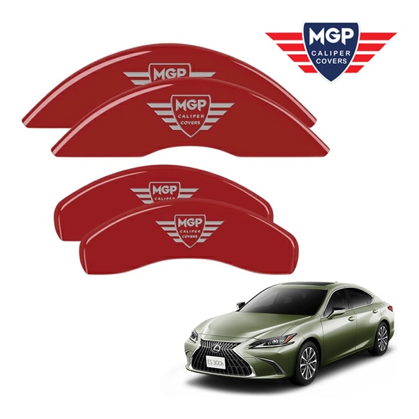 【MGP 正規品】 レクサス ES350 ES300h AXZH10 10系 専用設計 ブレーキ キャリパーカバー レッド MGPロゴ アルミ製 38028SMGPRD