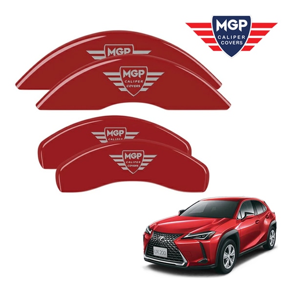 【MGP 正規品】 レクサス UX200 UX250h MZA系 10系 専用設計 ブレーキ キャリパーカバー レッド MGPロゴ アルミ製 38029SMGPRD