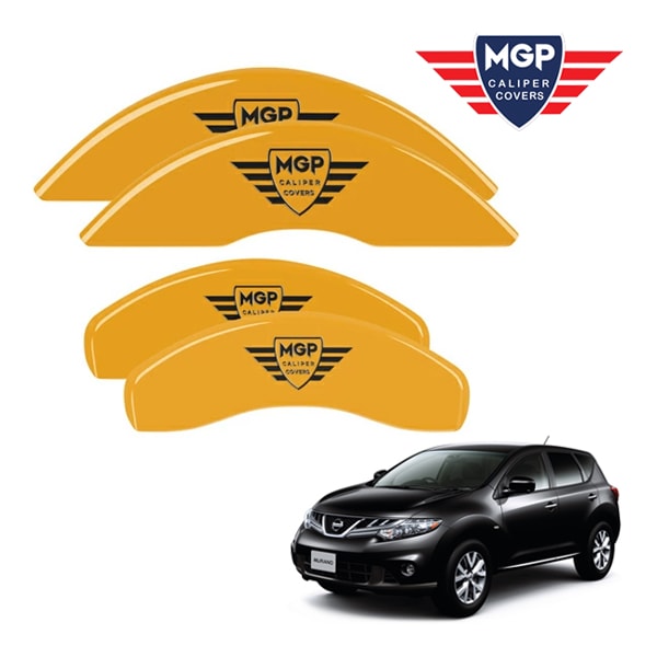 【MGP 正規品】 日産 ムラーノ TZ51 専用設計 ブレーキ キャリパーカバー イエロー MGPロゴ アルミ製 17175SMGPYL
