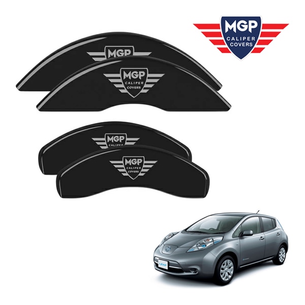 【MGP 正規品】 日産 リーフ ZE0 専用設計 ブレーキ キャリパーカバー ブラック MGPロゴ アルミ製 17207SMGPBK