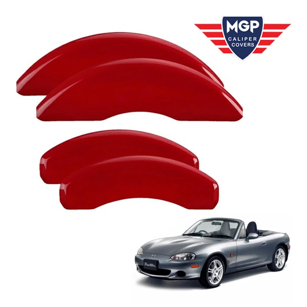 【MGP 正規品】 マツダ ロードスター MX-5 Miata NB系 専用設計 ブレーキ キャリパーカバー レッド ロゴ無し アルミ製 26052SCLCRD