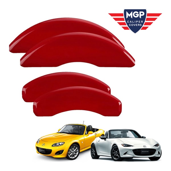 【MGP 正規品】 マツダ ロードスター MX-5 Miata NC ND系 専用設計 ブレーキ キャリパーカバー レッド ロゴ無し アルミ製 26057SCLCRD