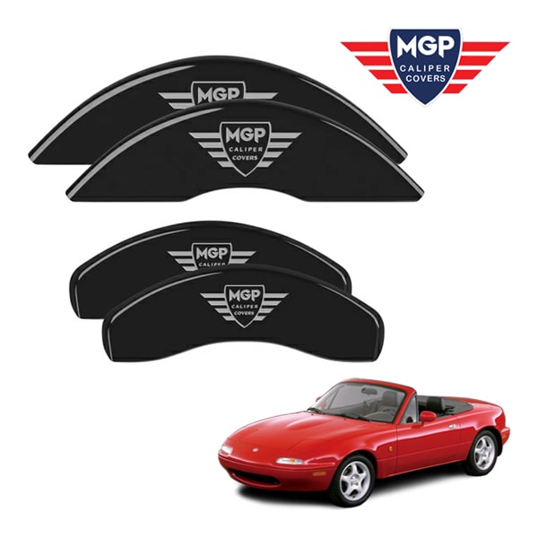 【MGP 正規品】 マツダ ロードスター MX-5 Miata NB系 専用設計 ブレーキ キャリパーカバー ブラック MGPロゴ アルミ製 26058SMGPBK