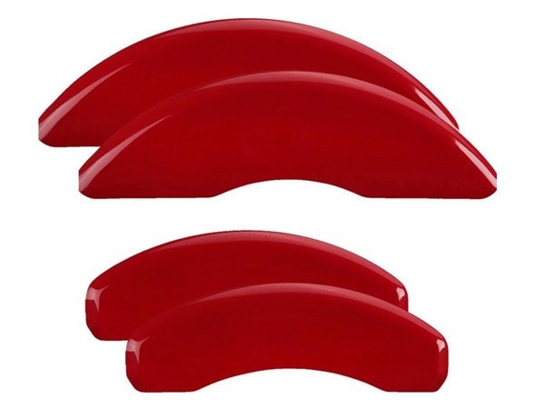 【MGP 正規品】 マツダ アテンザ GH系 専用設計 ブレーキ キャリパーカバー レッド ロゴ無し アルミ製 26111SCLCRD