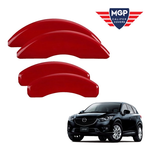 【MGP 正規品】 マツダ CX-5 KE系 専用設計 ブレーキ キャリパーカバー レッド ロゴ無し アルミ製 26213SCLCRD