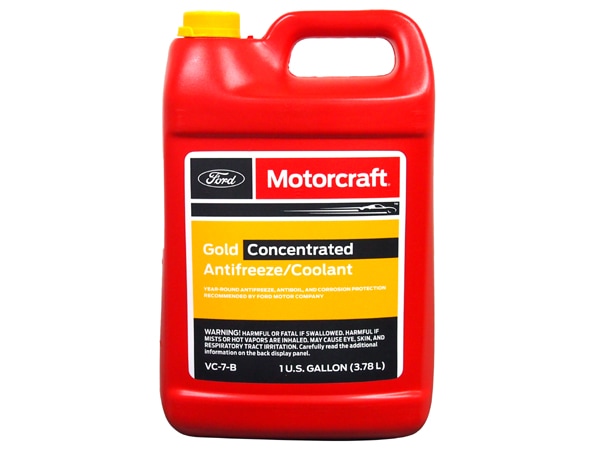 フォード純正 モータークラフト MOTORCRAFT クーラント LLC 冷却水 冷却液 不凍液 オイルフルード ゴールド 1ガロン/3.78L 希釈タイプ VC7B フォード/リンカーン