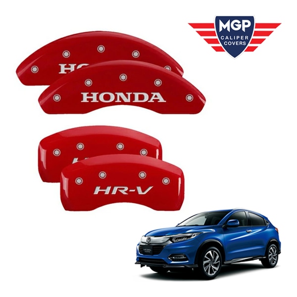 【MGP 正規品】 ホンダ ヴェゼル VEZEL RU系 専用設計 ブレーキ キャリパーカバー レッド HONDA HR-Vロゴ アルミ製 20217SHRVRD