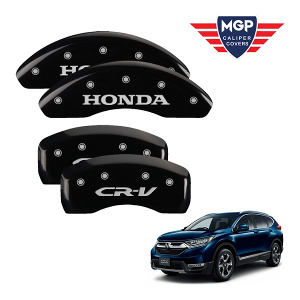 【MGP 正規品】 ホンダ CR-V RW1 RW2 専用設計 ブレーキ キャリパーカバー ブラック HONDA CR-V アルミ製 20221SCRVBK フロント リア 1台分