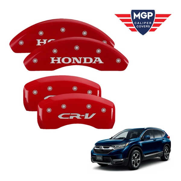 【MGP 正規品】 ホンダ CR-V RW1 RW2 専用設計 ブレーキ キャリパーカバー レッド HONDA CR-V アルミ製 20221SCRVRD フロント リア 1台分