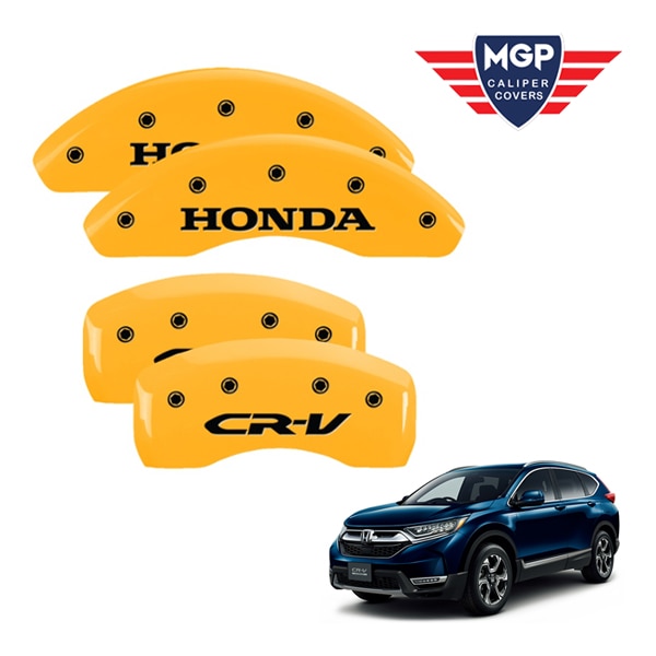 【MGP 正規品】 ホンダ CR-V RW1 RW2 専用設計 ブレーキ キャリパーカバー イエロー HONDA CR-V アルミ製 20221SCRVYL フロント リア 1台分