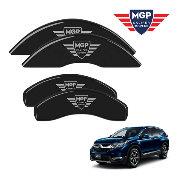 【MGP 正規品】 ホンダ CR-V RW1 RW2 専用設計 ブレーキ キャリパーカバー ブラック MGPロゴ アルミ製 20221SMGPBK フロント リア 1台分