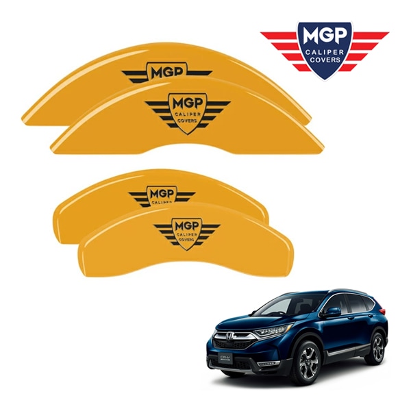 【MGP 正規品】 ホンダ CR-V RW1 RW2 専用設計 ブレーキ キャリパーカバー イエロー MGPロゴ アルミ製 20221SMGPYL フロント リア 1台分