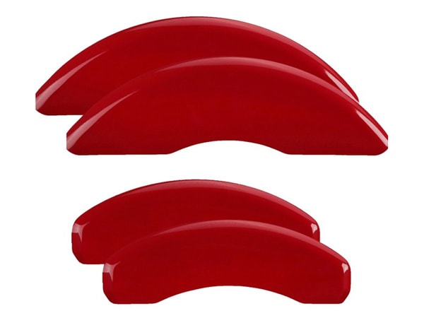 【MGP 正規品】 キャデラック 04-09y SRX | 05-11y STS 専用設計 ブレーキ キャリパーカバー レッド ロゴ無し アルミ製 35002SCADBK 1台分