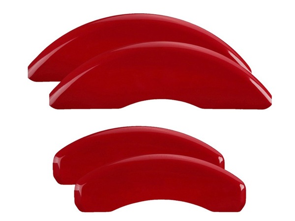 【MGP 正規品】 13-18y キャデラック ATS A1SL 専用設計 ブレーキ キャリパーカバー レッド ロゴ無し アルミ製 35007SCLCRD 1台分