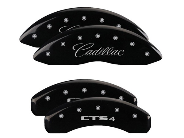 【MGP 正規品】 08-13y キャデラック CTS X322 専用設計 ブレーキ キャリパーカバー ブラック CADILLAC CTS4ロゴ 35011SCT4BK 1台分 セット