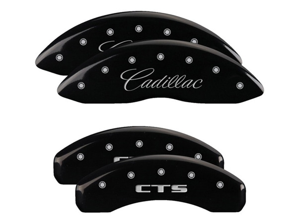 【MGP 正規品】 08-13y キャデラック CTS X322 専用設計 ブレーキ キャリパーカバー ブラック CADILLAC CTSロゴ 35011SCTSBK 1台分 セット