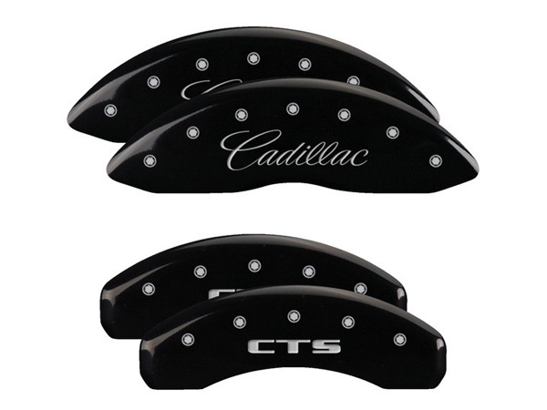 【MGP 正規品】 09-19y キャデラック CTS A1LL 専用設計 ブレーキ キャリパーカバー ブラック CADILLAC CTSロゴ 35013SCTSBK 1台分 セット