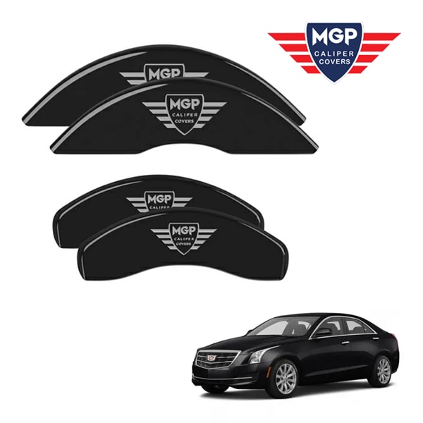 【MGP 正規品】 13-16y キャデラック ATS A1SL 専用設計 ブレーキ キャリパーカバー ブラック MGPロゴ アルミ製 35023SMGPBK 1台分 セット