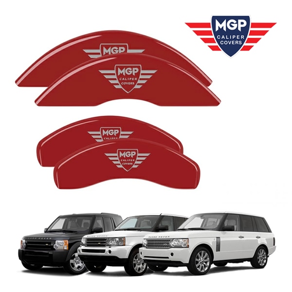 【MGP 正規品】 ランドローバー レンジローバー レンジローバースポーツ 専用設計 ブレーキ キャリパーカバー レッド MGPロゴ 25137SMGPRD