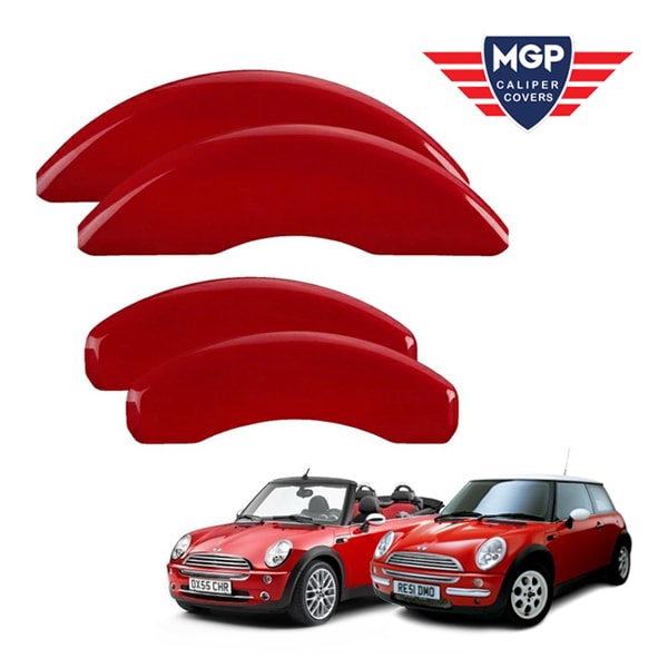 【MGP 正規品】 BMW MINI クーパー R50 R52 R53 専用設計 ブレーキ キャリパーカバー レッド ロゴ無し アルミ製 51001SCLCRD 1台分 セット