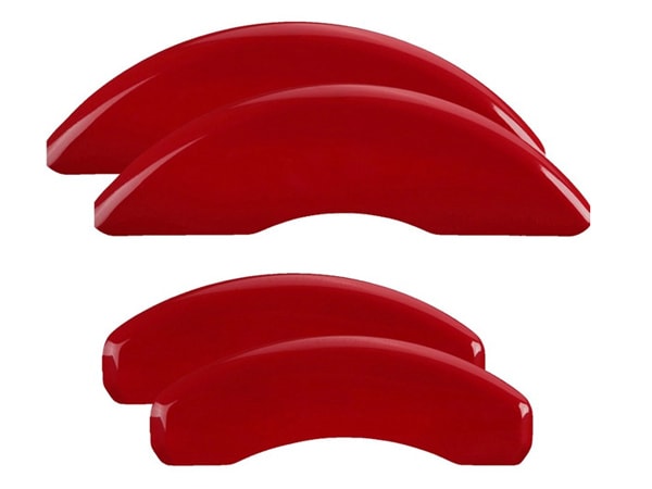 【MGP 正規品】 BMW MINI クーパー R55 R56 R57 R58 R59 専用設計 ブレーキ キャリパーカバー レッド ロゴ無し アルミ製 51004SCLCRD