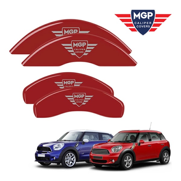 【MGP 正規品】 BMW MINI クロスオーバー ぺースマン R60 R61 専用設計 ブレーキ キャリパーカバー レッド MGPロゴ アルミ製 51005SMGPRD