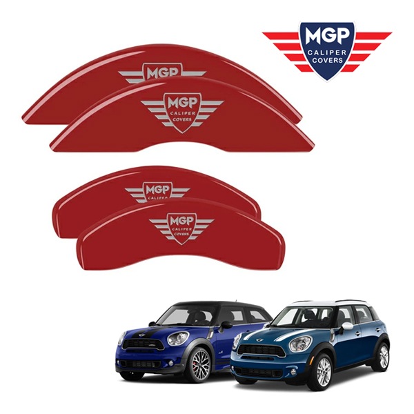 【MGP 正規品】 BMW MINI クロスオーバー ぺースマン R60 R61 専用設計 ブレーキ キャリパーカバー レッド MGPロゴ アルミ製 51008SMGPRD