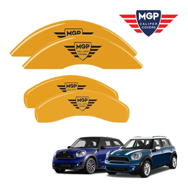 【MGP 正規品】 BMW MINI クロスオーバー ぺースマン R60 R61 専用設計 ブレーキ キャリパーカバー イエロー MGPロゴ アルミ製 51008SMGPYL