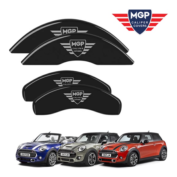 【MGP 正規品】 BMW MINI クーパー F54 F55 F56 F57 専用設計 ブレーキ キャリパーカバー ブラック MGPロゴ アルミ製 51008SMGPBK