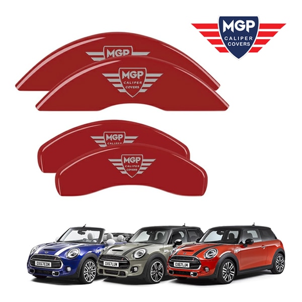 【MGP 正規品】 BMW MINI クーパー F54 F55 F56 F57 専用設計 ブレーキ キャリパーカバー レッド MGPロゴ アルミ製 51008SMGPRD