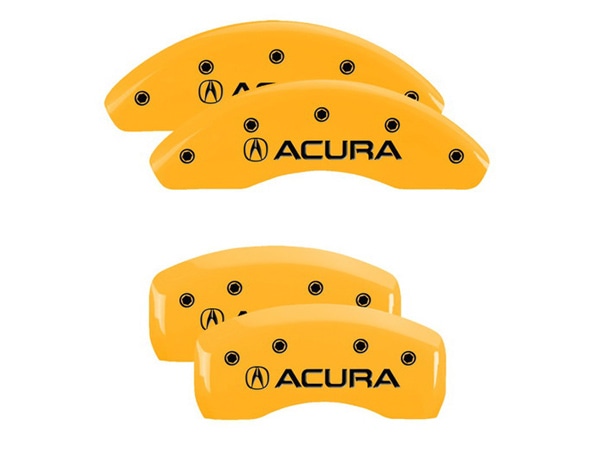 【MGP 正規品】 02-06y アキュラ RSX | ホンダ インテグラ DS5 専用設計 ブレーキ キャリパーカバー イエロー ACURAロゴ アルミ製 39003SACUYL