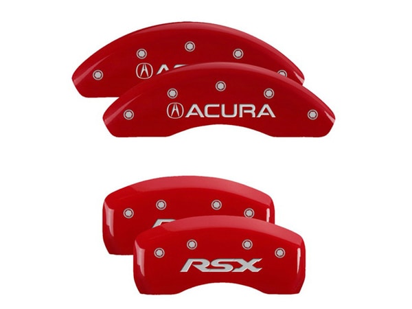 【MGP 正規品】 02-06y アキュラ RSX | ホンダ インテグラ DS5 専用設計 ブレーキ キャリパーカバー レッド ACURA RSXロゴ 39003SRSXRD