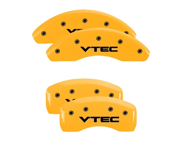 【MGP 正規品】 02-06y アキュラ RSX | ホンダ インテグラ DS5 専用設計 ブレーキ キャリパーカバー イエロー MGPロゴ アルミ製 39003SMGPRD