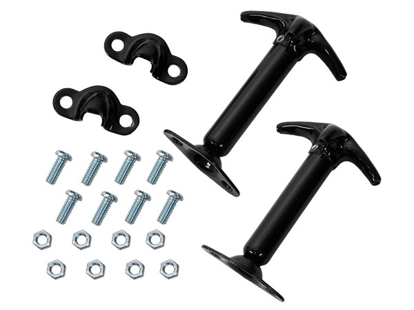 【BESTOP 正規品】ジープ JEEP 42-95y CJ2 CJ3 M38 CJ5 CJ6 CJ7 87-95y YJ ラングラー ボンネットフードラッチ フードロック 1台分 2個セット ブラック 5129401 べストップ