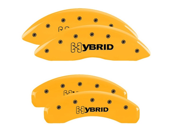 【MGP 正規品】 00-06y シボレー サバーバン シルバラード 専用設計 ブレーキ キャリパーカバー イエロー ハイブリッドロゴGM 14002SHYBYL