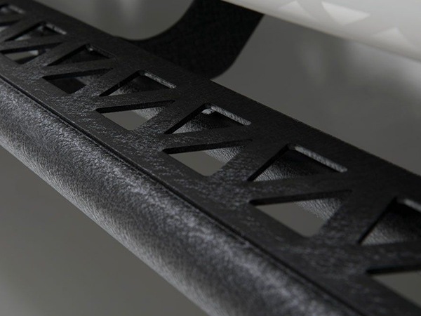 【ARIES 正規品】サイドステップ ラウンド サイドバー 3インチ チューブステップ テクスチャードブラック 2074101 07-18y ジープ JK ラングラー (4ドア)