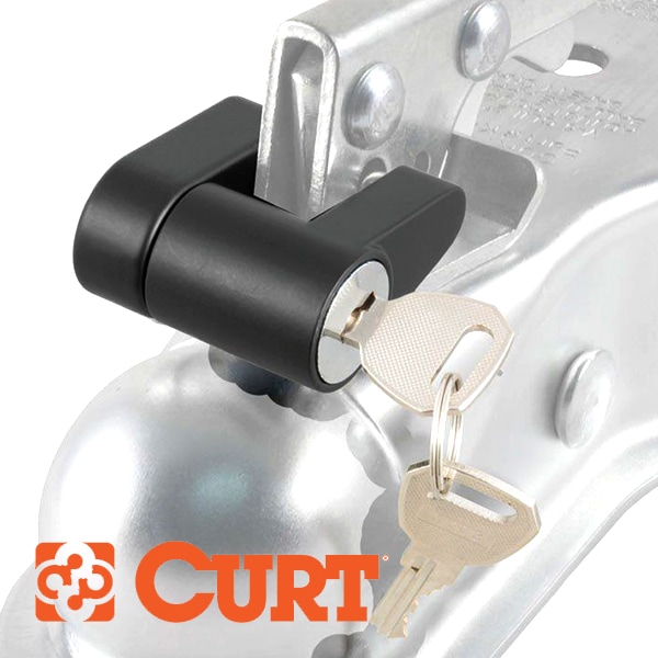 【CURT 正規品】 ヒッチメンバー カプラーロック ヒッチロック ロックピン ヒッチピン 23521 直径1/4インチ 0.635cm 幅最大3/4インチ 約1.9cm  キー2本付き