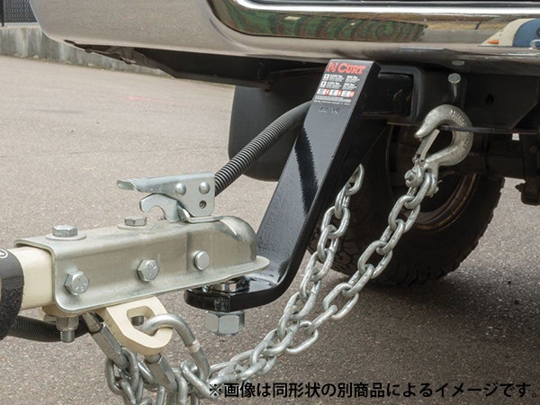 【CURT 正規品】 トレーラーヒッチ用 ヒッチボールマウント 2インチ角 45100 クラス3 6インチライズ 約15.2cm 8インチドロップ 約20.3cm