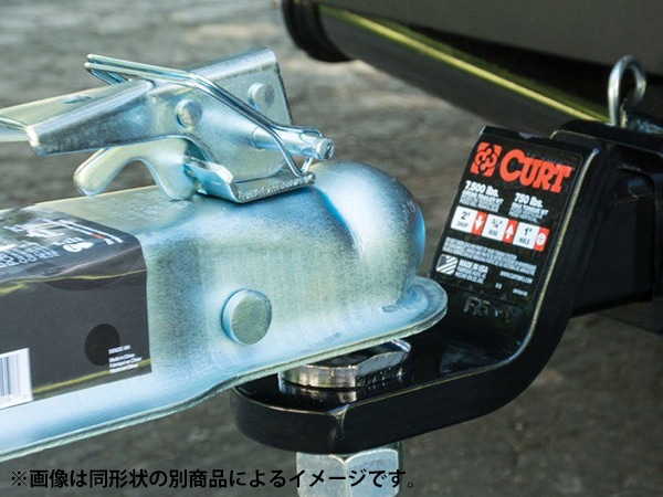 【CURT 正規品】 ポジロック付 ヒッチカプラー 25153 クラス2 2インチチャンネル 2インチヒッチボール用 2インチ 約5.08cm 最大牽引性能 約1587kg