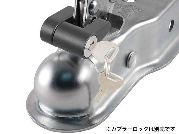 【CURT 正規品】 ポジロック付 ヒッチカプラー 25153 クラス2 2インチチャンネル 2インチヒッチボール用 2インチ 約5.08cm 最大牽引性能 約1587kg