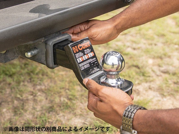【CURT 正規品】 トレーラーヒッチ用 ヒッチボールマウント 2インチ角 45080 クラス3 4インチライズ 約10.1cm 6インチドロップ 約15.2cm