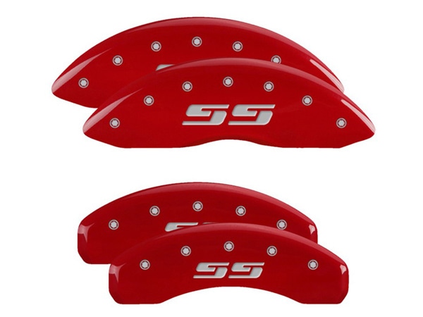 【MGP 正規品】 00-06y シボレー シルバラード1500 専用設計 ブレーキ キャリパーカバー レッド SSロゴ (シルバラード) 14002SSS3RD