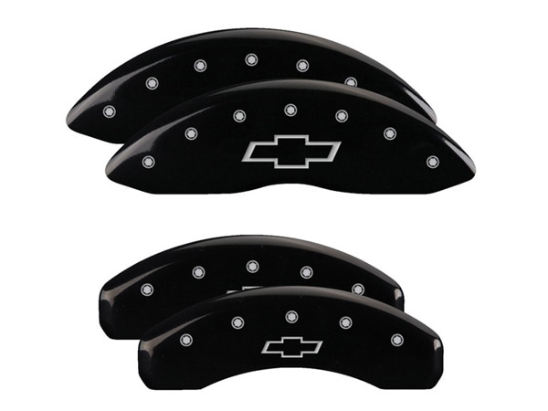 【MGP 正規品】 07-14y シボレー タホ サバーバン シルバラード 専用設計 ブレーキ キャリパーカバー ブラック ボウタイロゴ 14004SBOWBK