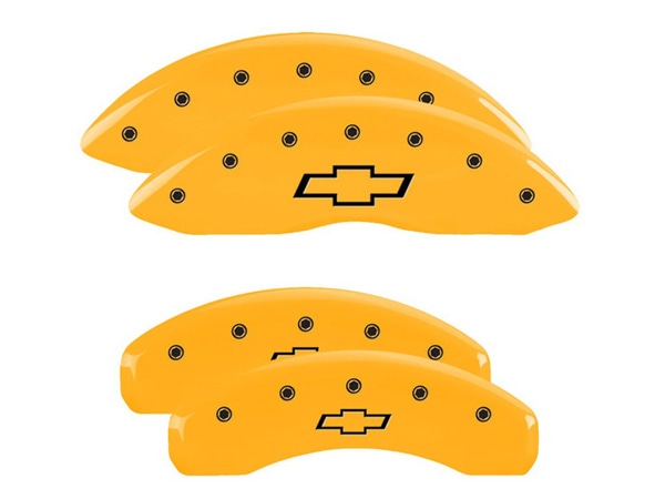 【MGP 正規品】 07-14y シボレー タホ サバーバン シルバラード 専用設計 ブレーキ キャリパーカバー イエロー ボウタイロゴ 14004SBOWYL