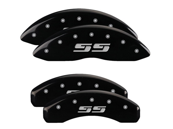 【MGP 正規品】 07-13y シボレー シルバラード1500 専用設計 ブレーキ キャリパーカバー ブラック SSロゴ (シルバラード) 14004SSS3BK