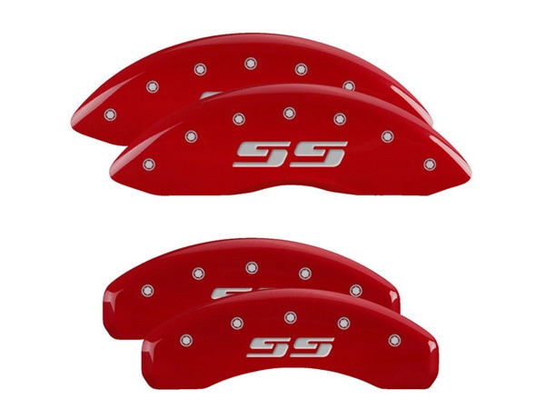 【MGP 正規品】 07-13y シボレー シルバラード1500 専用設計 ブレーキ キャリパーカバー レッド SSロゴ (シルバラード) 14004SSS3RD