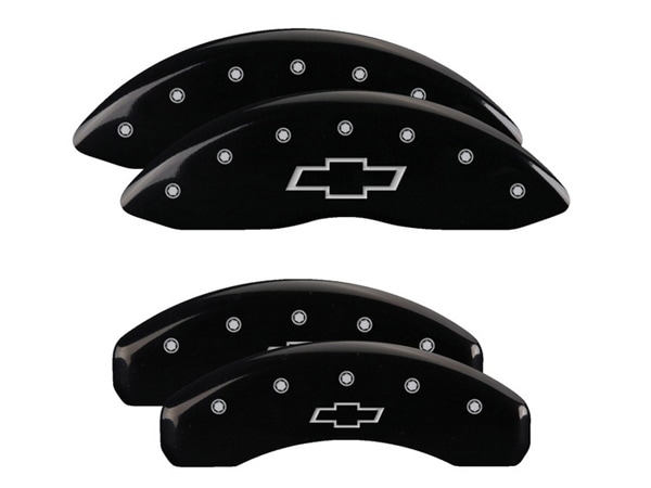 【MGP 正規品】 10-15y シボレー カマロ 専用設計 ブレーキ キャリパーカバー ブラック ボウタイロゴ アルミ製 14033SBOWBK 1台分 セット
